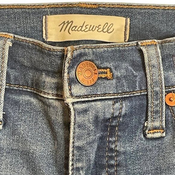 MADEWELL High-Rise Straight Leg Stovepipe Jeans - Size 26 - Picture 6 of 9